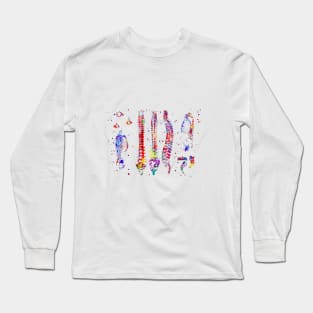 Human anatomy bones Long Sleeve T-Shirt